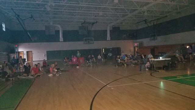 FCMS FFA members gathered for Movie Night at FCMS